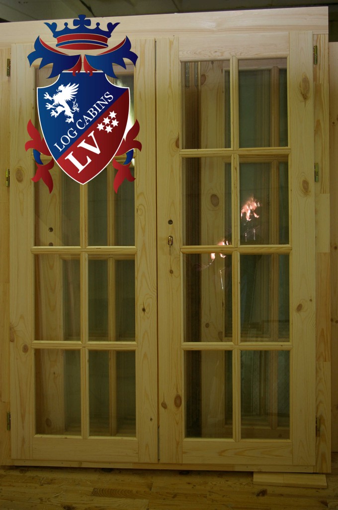 Windows and Doors log cabins LV  2522