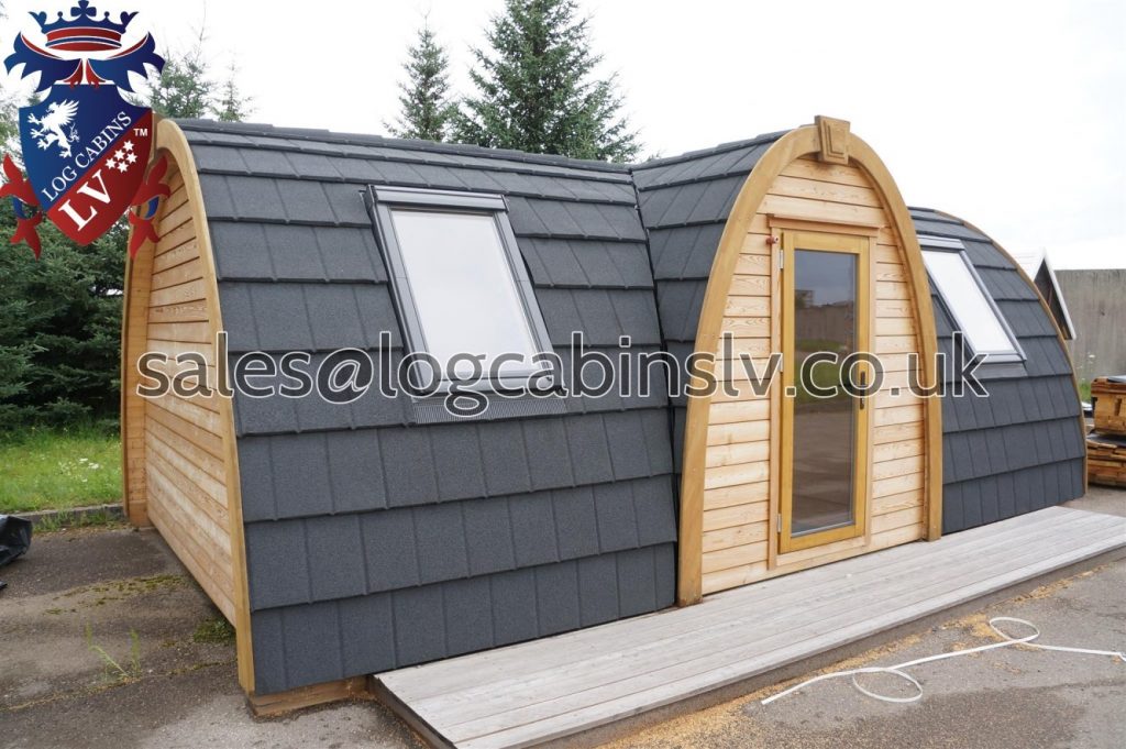 Camping Pod 02 - 7.2m x 4.0m - Click Here - LogCabins LV